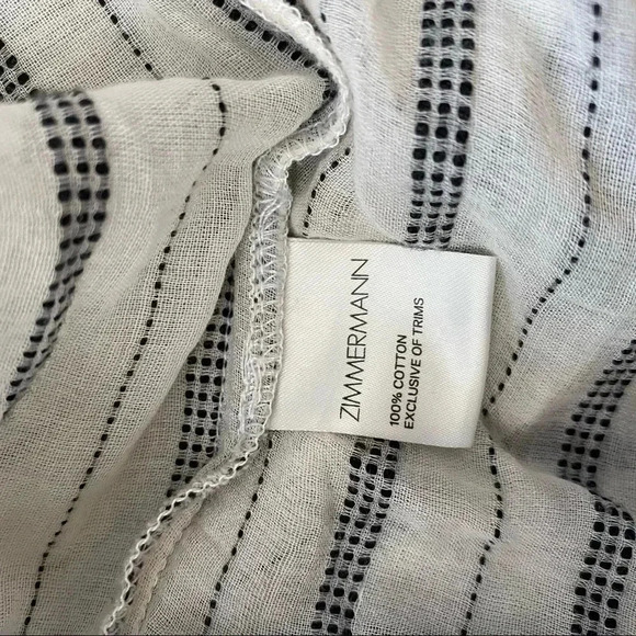 ZIMMERMANN Aerial Woven Draw Top - Picture 7 of 9